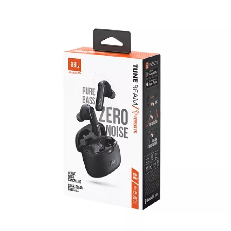 JBL Tune 245 NC ausinės True Wireless Stereo (TWS) į ausis įdedamos skambučiams / muzikai Bluetooth juodos