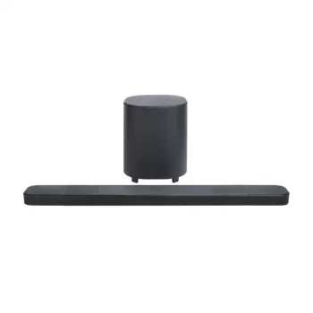 Garso juosta JBL Bar 1000MK2 juoda — 7.1.4 kanalai, 960 W bendra galia, Dolby Atmos/DTS:X, belaidis + laidinis ryšys