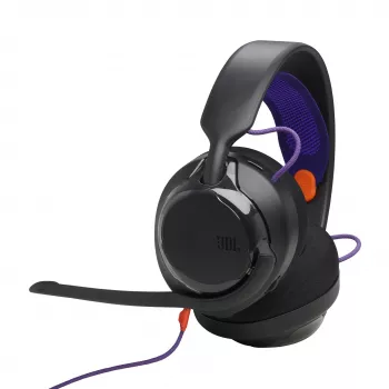 JBL Quantum 250 ausinės su laidu, ant galvos dedamos, žaidimams, juodos