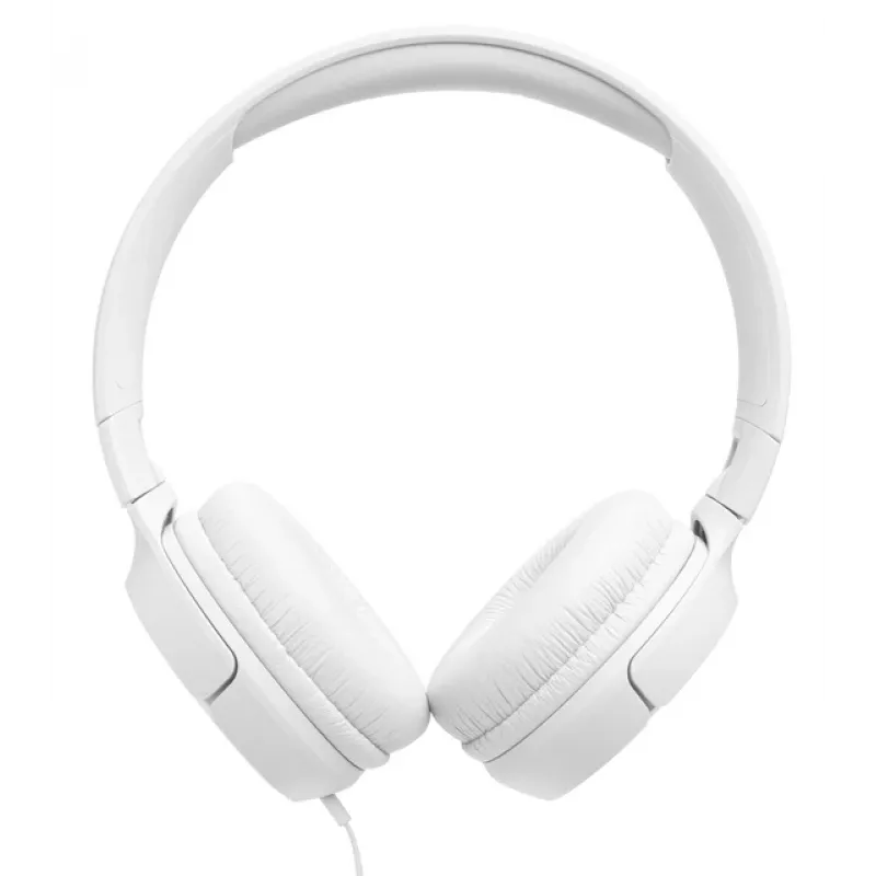 JBL Tune 520C USB-C ausinės laidinės galvos juostos pokalbiams / muzikai USB Type-C baltos