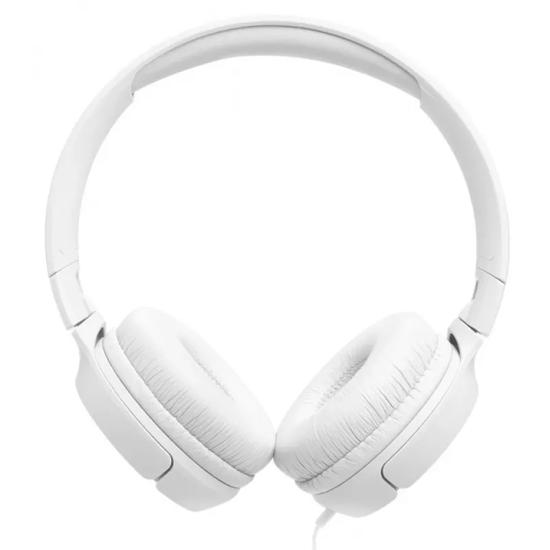 JBL Tune 520C USB-C ausinės laidinės galvos juostos pokalbiams / muzikai USB Type-C baltos