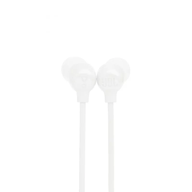 JBL Tune 135BT ausinės belaidės į ausis įdedamos skambučiams/muzikai Bluetooth baltos