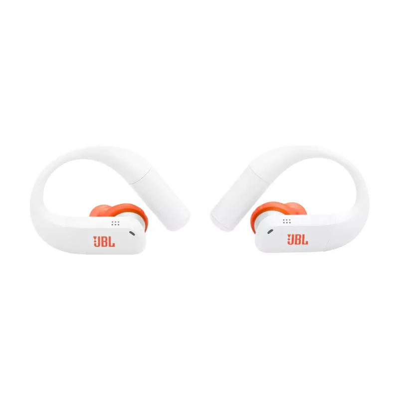 JBL Endurance Peak 4 ausinės belaidės į ausis įdedamos sportinės USB Type-C Bluetooth baltos