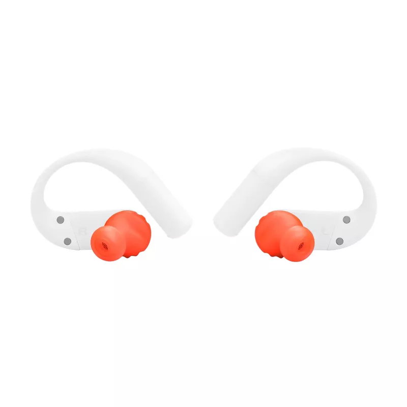 JBL Endurance Peak 4 ausinės belaidės į ausis įdedamos sportinės USB Type-C Bluetooth baltos