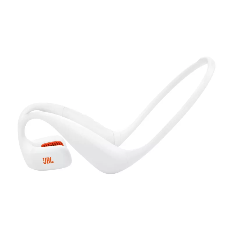 Ausinės JBL Endurance Pace belaidės atviros ausinės sportui Bluetooth USB Type-C baltos, 20–20000 Hz, 120 g