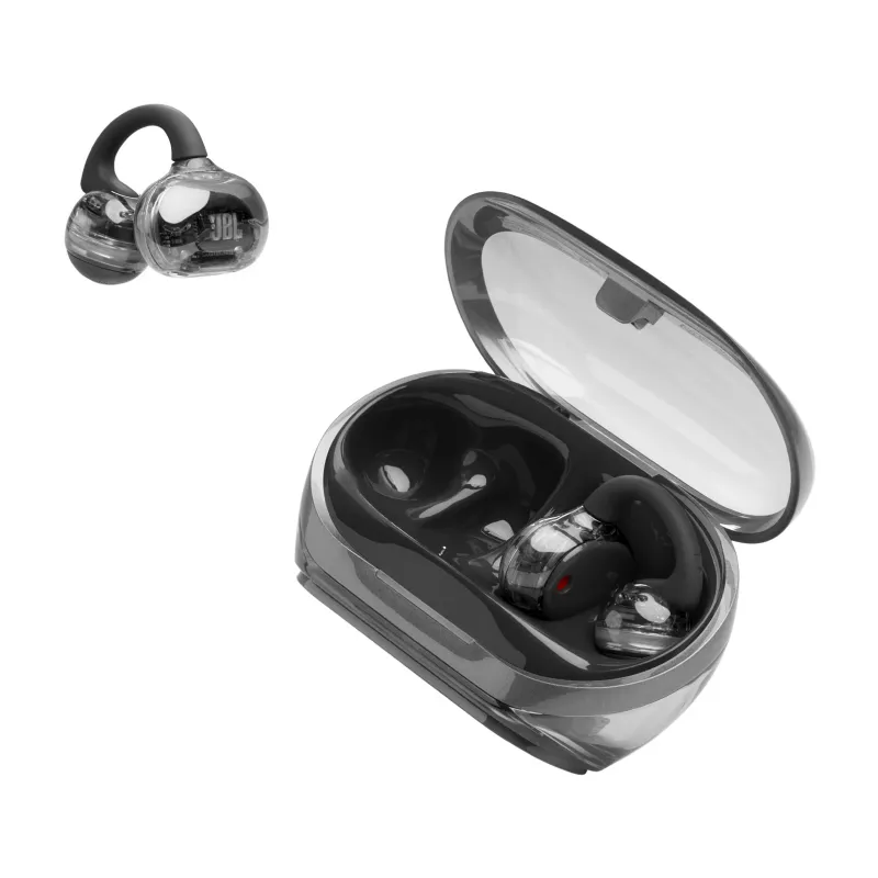 JBL Soundgear Clips ausinės True Wireless Stereo (TWS) ausų kabliukas skambučiams/muzikai Bluetooth juodos