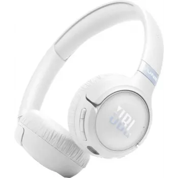 JBL Tune 680NC ausinės, laidinės ir belaidės, galvos juosta, skambučiai / muzika, USB Type-C, Bluetooth, balta