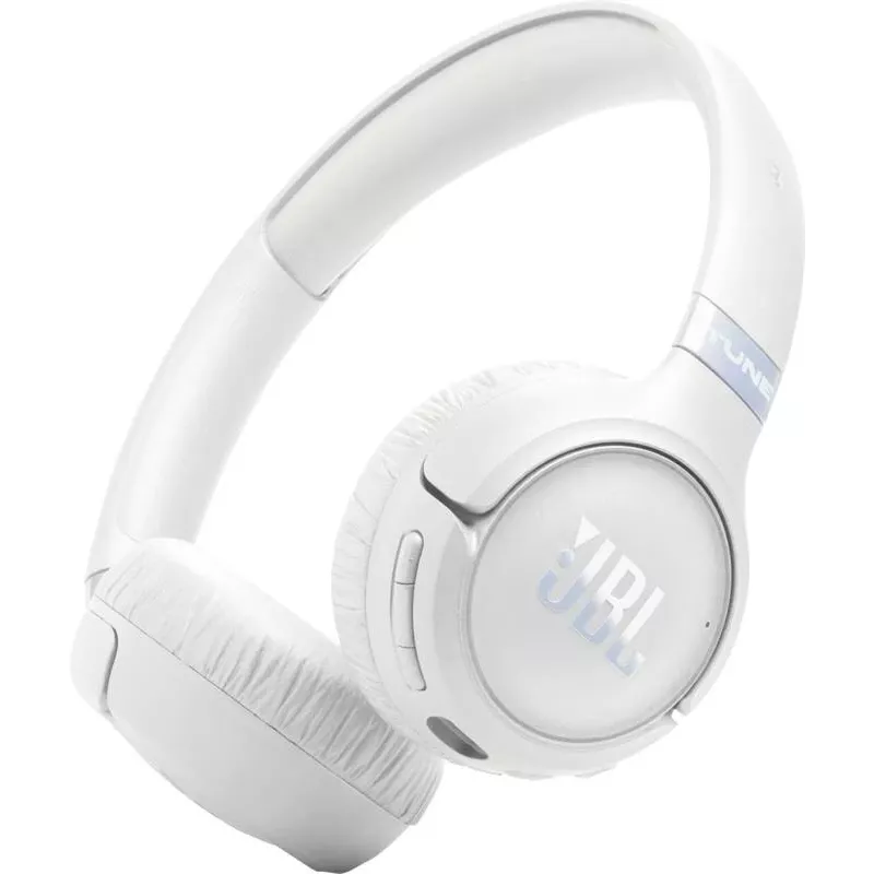 JBL Tune 680NC ausinės, laidinės ir belaidės, galvos juosta, skambučiai / muzika, USB Type-C, Bluetooth, balta