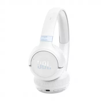 JBL Tune 680NC ausinės, laidinės ir belaidės, galvos juosta, skambučiai / muzika, USB Type-C, Bluetooth, balta