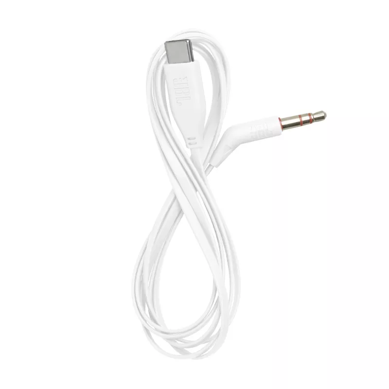 JBL Tune 680NC ausinės, laidinės ir belaidės, galvos juosta, skambučiai / muzika, USB Type-C, Bluetooth, balta