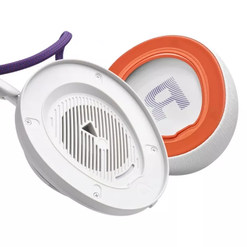 JBL Quantum 950 ausinės belaidės ant galvos žaidimams USB Type-C Bluetooth įkrovimo stovas oranžinė, sidabrinė, balta