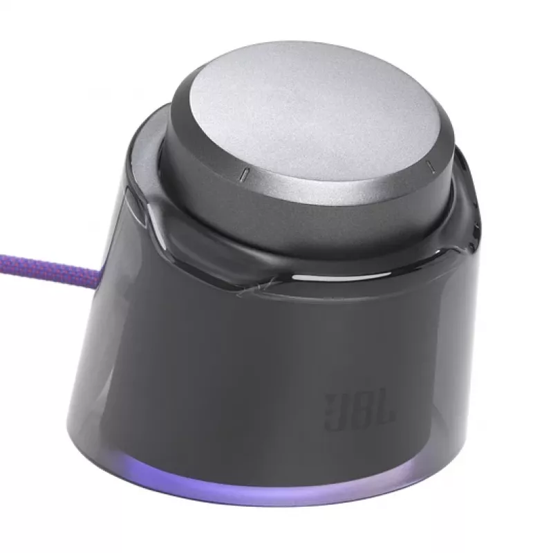 JBL Quantum 950 ausinės belaidės ant galvos žaidimams USB Type-C Bluetooth įkrovimo stovas oranžinė, sidabrinė, balta