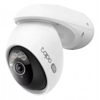 IP apsaugos kamera TP-Link Tapo C560WS — 8MP 3840×2160, Wi‑Fi 6, Ethernet, IP66, MicroSD iki 512GB, 18x skaitmeninis priartinimas