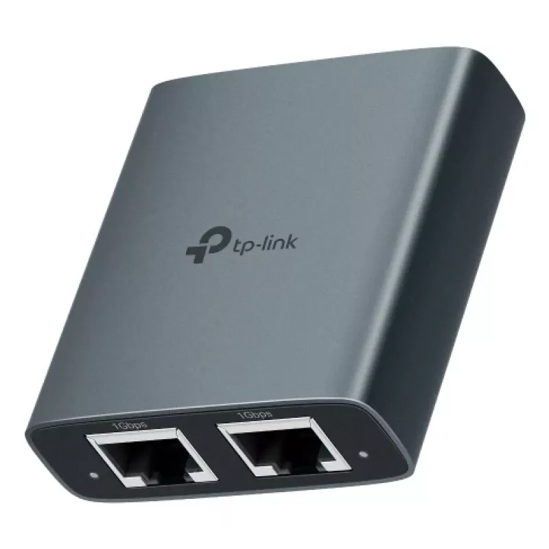 Tinklo skirstytuvas TP-Link EH210, juodas metalinis korpusas, 58 mm pločio