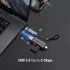Kortelių skaitytuvas TP‑LINK UA430D USB 3.1 — MicroSD/SD palaikymas, 200 Mbit/s, juodas, 75×22,9×9,3 mm