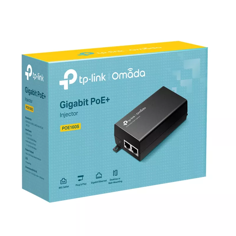 PoE+ Injektorius TP-Link TL-PoE160S