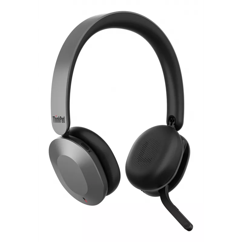 Lenovo 4XD1T60925 ausinės / laisvų rankų įranga Belaidis Ant galvos Biurui / skambučių centrui USB Type-C Bluetooth Pilka