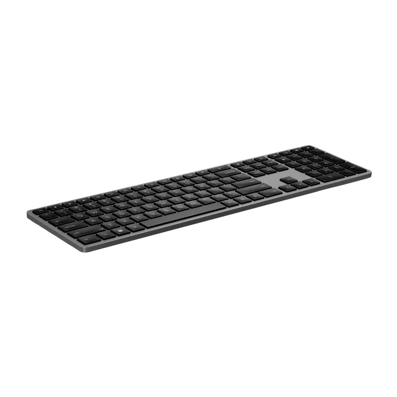 HP 975 Dviejų režimų belaidė klaviatūra, pilno dydžio, belaidė RF Bluetooth, juoda