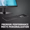 HP 975 Dviejų režimų belaidė klaviatūra, pilno dydžio, belaidė RF Bluetooth, juoda