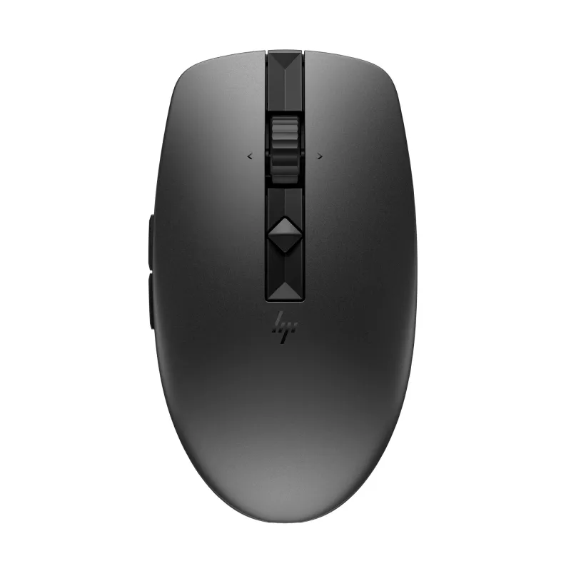 HP 715 Įkraunama kelių įrenginių pelė, abiem rankoms tinkama, RF belaidė + Bluetooth, 3000 DPI, juoda