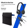 Laidinės stereo ausinės HP POLY Mission 625 su USB (C01C6AA)