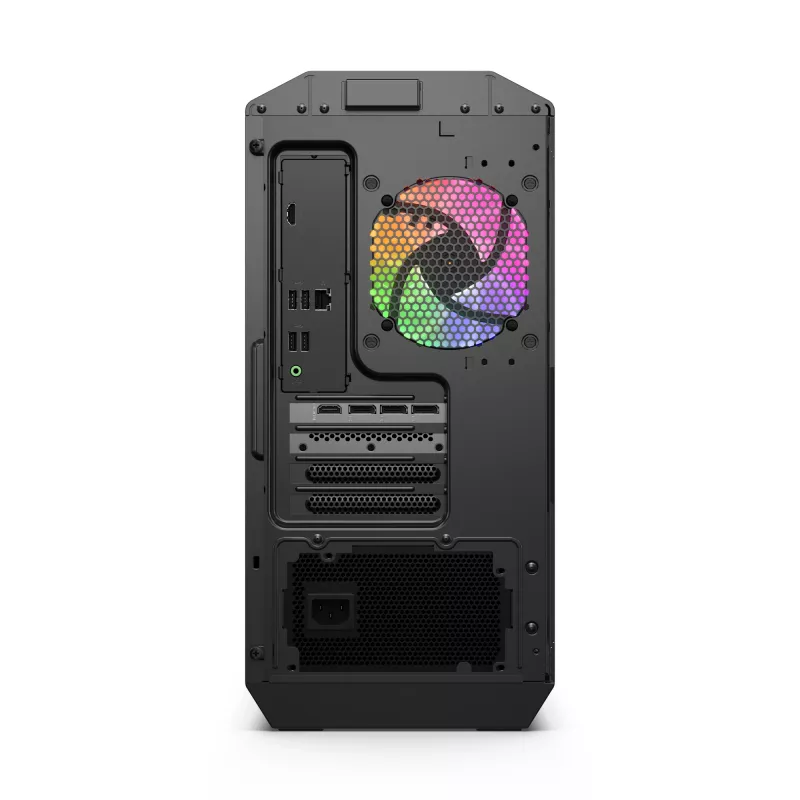 Lenovo LOQ Tower 26ADR10 AMD Ryzen™ 7 8745HX 16 GB DDR5-SDRAM 1 TB SSD NVIDIA GeForce RTX 5070 Windows 11 Home PC juodas