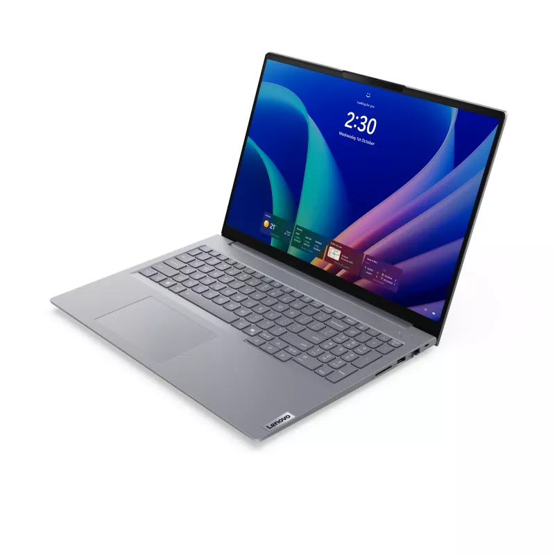 Lenovo ThinkBook 16 G9 IPL Copilot+ PC Intel Core Ultra 5 325 Nešiojamasis kompiuteris 40.6 cm (16 colių) WUXGA 32 GB DDR5-SDRAM 1 TB SSD Wi-Fi 7 (802.11be) Windows 11 Pro German Pilka