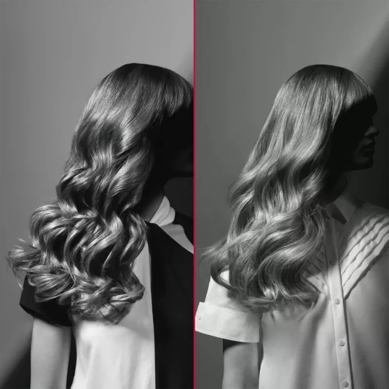 Rowenta X KARL LAGERFELD CF321L garbanojimo žnyplės šiltos juodos, raudonos 47 W 1.8 m