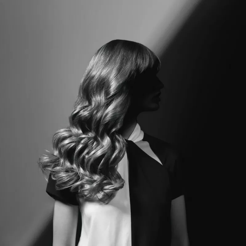 Rowenta X KARL LAGERFELD CF321L garbanojimo žnyplės šiltos juodos, raudonos 47 W 1.8 m