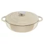 Tefal ketaus kepimo keptuvė LOV E25972, apvali 3,8 L, 28 cm, smėlio spalvos