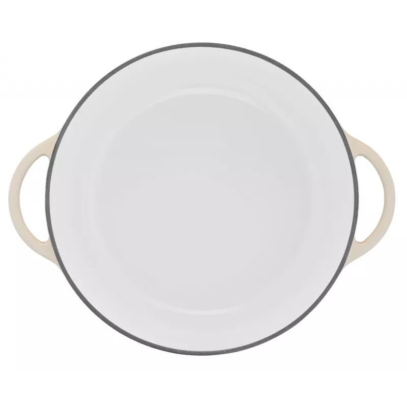 Tefal ketaus kepimo keptuvė LOV E25972, apvali 3,8 L, 28 cm, smėlio spalvos