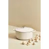 Tefal ketaus kepimo keptuvė LOV E25972, apvali 3,8 L, 28 cm, smėlio spalvos