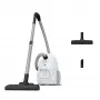 Druminis dulkių siurblys ROWENTA Compact Power RO3957EA — 900 W, sausam valymui, 3 L kombinuotas dulkių konteineris, higienos filtras, baltas