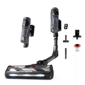 Rowenta X-Force Flex 14.80 RH9B36WV belaidis dulkių siurblys / elektrinė šluota 2-in-1 belaidis dulkių siurblys Baterija Sausas Be maišelio 0,65 L 670 W Juoda, Mėlyna