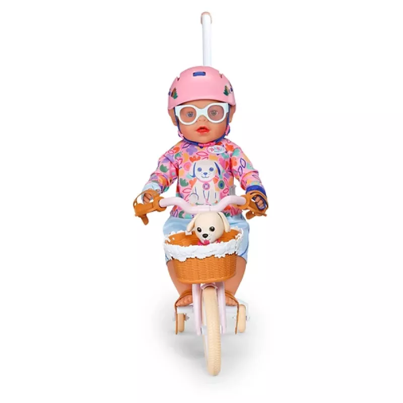 BABY born @ Bike su Lucky lėlės dviračio rinkinys
