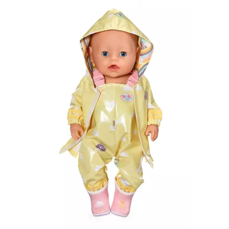 BABY born Regenoutfit 43cm, lėlės lietaus rinkinys, 3 m.