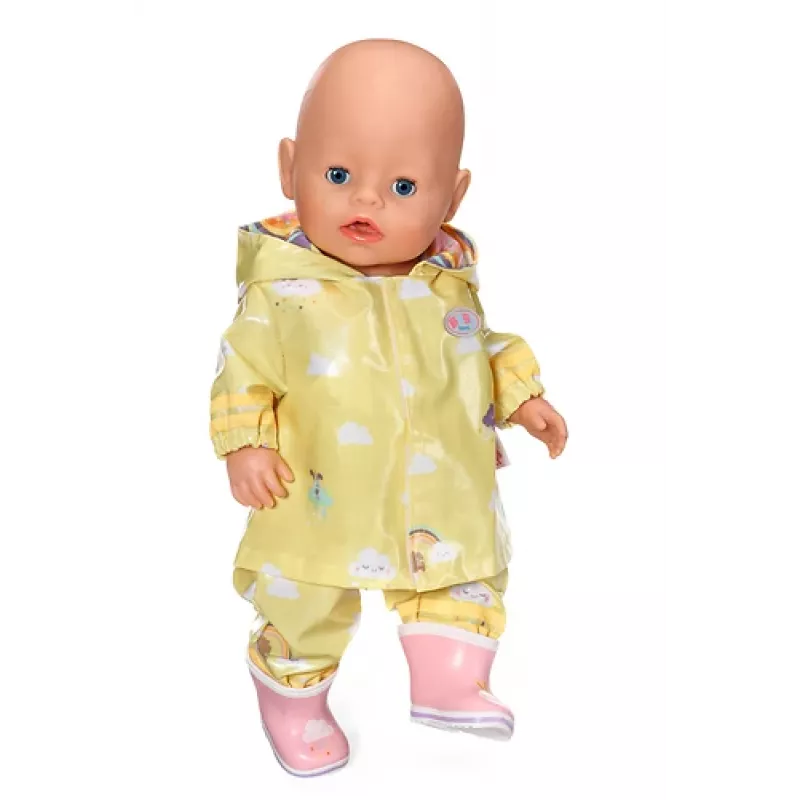 BABY born Regenoutfit 43cm, lėlės lietaus rinkinys, 3 m.