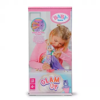BABY born @ Glam Up Aura, lėlė kūdikis, moteriška, 4 m., berniukams/mergaitėms, įvairiaspalvė
