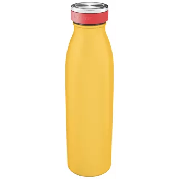 Leitz Cosy izoliuotas vandens butelis 500 ml, geltonas, nerūdijantis plienas, 68 mm, 68 mm, 235 mm, 280 g