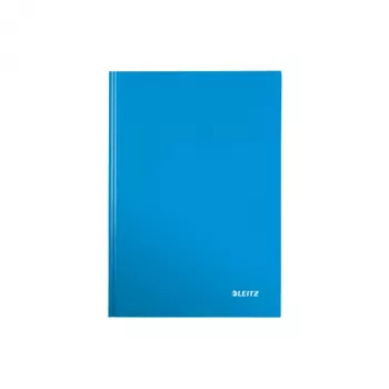 Leitz WOW užrašų knygelė A5 languota kietu viršeliu, Mėlyna, A5, 80 lapų, 80 g/m², Languotas popierius, Kietas viršelis
