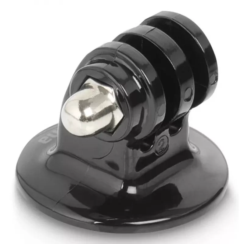 Trikojų adapteris veiksmo kameroms HAMA modelis 00004565, 1/4 colio sriegis, juodas