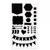 Hama 00007743 trafaretas baltas plastikinis meno trafaretas