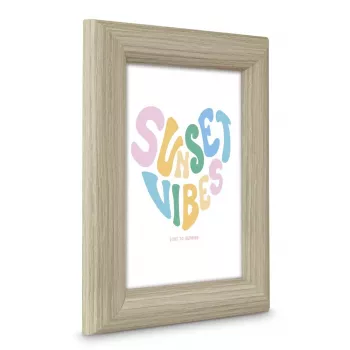 Nuotraukų rėmelis HAMA Tori viengubas MDF rudas 13×18 cm nuotraukoms, sertifikuotas FSC