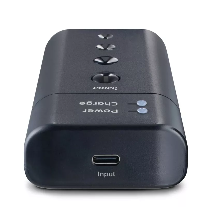 Baterijų įkroviklis HAMA 00081390 skaitmeninių fotoaparatų baterijoms — USB, suderinamas su Li‑Ion ir NiMH, 5 V įvestis