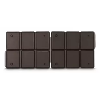 Hama 00095990 atminties kortelių dėklas 12 kortelių Polipropilenas (PP) Juoda, permatoma