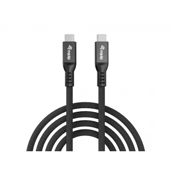 USB4 Gen 4x2 C–C laidas EQUIP 1,2 m, 80 Gbps, PD240 W, 8K@60 Hz, juodas