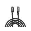 USB4 Gen4x2 C‑į‑C laidas EQUIP 2 m, 80 Gbps, PD 240W, 8K@60Hz, juodas