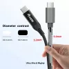 Equip USB 4 itin plonas C į C laidas, 1,2 m, PD240W, 4K/60Hz, 40 Gbps, juodas