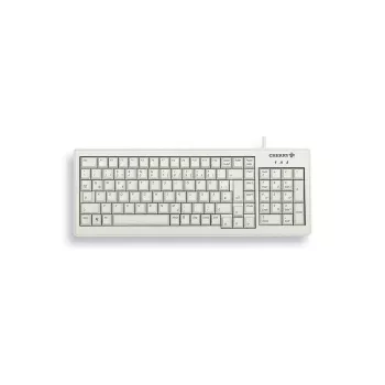 Klaviatūra Cherry XS G84-5200LCMCH-0 pilno dydžio 104 klavišai USB šveicariška pilka