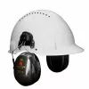 Klausos apsaugos ausinės 3M H520P3E-410-GQ Šalmo tipo Juodos